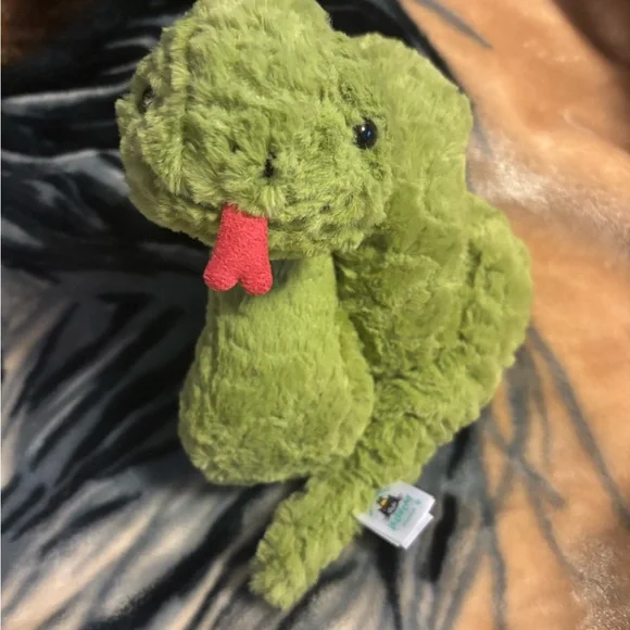 Jellycat Green Plush Snake - Picture 1 of 2